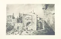 An illustration from Le Vieu Toulouse disparu. Dessins originaux de F. Mazzoli. Texte explicatif par M. M. le Baron Desazars, L. Saint-Charles, E. Lapierre (1885)