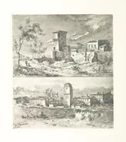 An illustration from Le Vieu Toulouse disparu. Dessins originaux de F. Mazzoli. Texte explicatif par M. M. le Baron Desazars, L. Saint-Charles, E. Lapierre (1885)