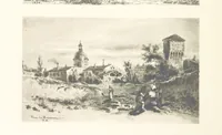 An illustration from Le Vieu Toulouse disparu. Dessins originaux de F. Mazzoli. Texte explicatif par M. M. le Baron Desazars, L. Saint-Charles, E. Lapierre (1885)