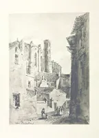 An illustration from Le Vieu Toulouse disparu. Dessins originaux de F. Mazzoli. Texte explicatif par M. M. le Baron Desazars, L. Saint-Charles, E. Lapierre (1885)
