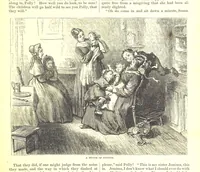 An illustration from Thirty plates, proofs of illustrations to the “Household edition” of the works of Charles Dickens.] [1875, 76]