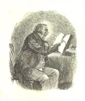 An illustration from Thirty plates, proofs of illustrations to the “Household edition” of the works of Charles Dickens.] [1875, 76]