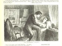 Picture 49 of 52 from Thirty plates, proofs of illustrations to the “Household edition” of the works of Charles Dickens.] [1875, 76], leaf 317