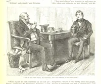 Picture 17 of 52 from Thirty plates, proofs of illustrations to the “Household edition” of the works of Charles Dickens.] [1875, 76], leaf 93