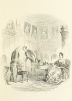 An illustration from Works of Charles Dickens. New illustrated library edition. [With a preface to each work by Edwin P. Whipple