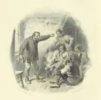 An illustration from Works of Charles Dickens. New illustrated library edition. [With a preface to each work by Edwin P. Whipple