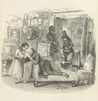 An illustration from Works of Charles Dickens. New illustrated library edition. [With a preface to each work by Edwin P. Whipple
