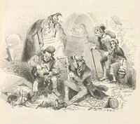 An illustration from Works of Charles Dickens. New illustrated library edition. [With a preface to each work by Edwin P. Whipple