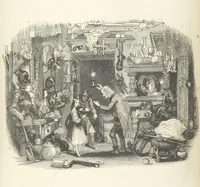 An illustration from Works of Charles Dickens. New illustrated library edition. [With a preface to each work by Edwin P. Whipple