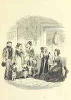 An illustration from Works of Charles Dickens. New illustrated library edition. [With a preface to each work by Edwin P. Whipple