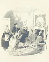 An illustration from Works of Charles Dickens. New illustrated library edition. [With a preface to each work by Edwin P. Whipple
