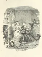 An illustration from Works of Charles Dickens. New illustrated library edition. [With a preface to each work by Edwin P. Whipple