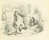 An illustration from Works of Charles Dickens. New illustrated library edition. [With a preface to each work by Edwin P. Whipple