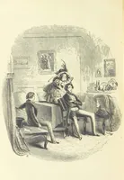 An illustration from Works of Charles Dickens. New illustrated library edition. [With a preface to each work by Edwin P. Whipple