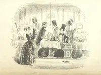 An illustration from Bleak House ... With illustrations by H. K. Browne (1853)