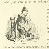 An illustration from Christmas Books ... With illustrations by Sir Edwin Landseer, R.A., Maclise, R.A., Stanfield, R.A., F. Stone, Doyle, Leech, and Tenniel (1869)