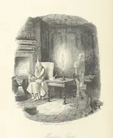 An illustration from Christmas Books ... With illustrations by Sir Edwin Landseer, R.A., Maclise, R.A., Stanfield, R.A., F. Stone, Doyle, Leech, and Tenniel (1869)