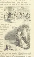 An illustration from Christmas Books ... With illustrations by Sir Edwin Landseer, R.A., Maclise, R.A., Stanfield, R.A., F. Stone, Doyle, Leech, and Tenniel (1869)