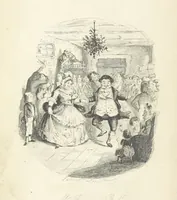 An illustration from Christmas Books ... With illustrations by Sir Edwin Landseer, R.A., Maclise, R.A., Stanfield, R.A., F. Stone, Doyle, Leech, and Tenniel (1869)