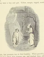 An illustration from Christmas Books ... With illustrations by Sir Edwin Landseer, R.A., Maclise, R.A., Stanfield, R.A., F. Stone, Doyle, Leech, and Tenniel (1869)