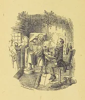 An illustration from Christmas Books. [With plates (1892)