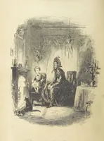 An illustration from Dombey and Son ... With illustrations by H. K. Browne (1848)