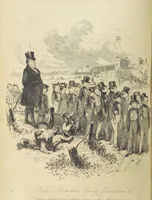 An illustration from Dombey and Son ... With illustrations by H. K. Browne (1848)
