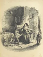 An illustration from Dombey and Son ... With illustrations by H. K. Browne (1848)