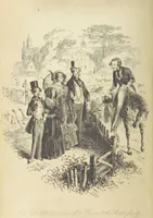 An illustration from Dombey and Son ... With illustrations by H. K. Browne (1848)