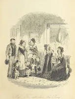 An illustration from Dombey and Son ... With illustrations by H. K. Browne (1848)