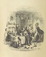 An illustration from Dombey and Son ... With illustrations by H. K. Browne (1848)
