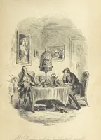 An illustration from Dombey and Son ... With illustrations by H. K. Browne (1848)