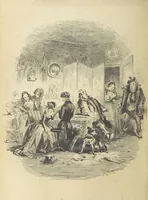 An illustration from Dombey and Son ... With illustrations by H. K. Browne (1848)