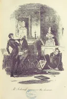 An illustration from The Life and Adventures of Martin Chuzzlewit. [With plates (1893)