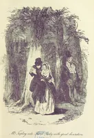 An illustration from The Life and Adventures of Martin Chuzzlewit. [With plates (1893)