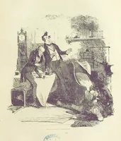 An illustration from The Life and Adventures of Martin Chuzzlewit. [With plates (1893)