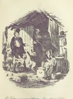 An illustration from The Life and Adventures of Martin Chuzzlewit. [With plates (1893)