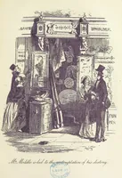 An illustration from The Life and Adventures of Martin Chuzzlewit. [With plates (1893)