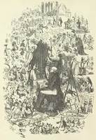 An illustration from The Life and Adventures of Martin Chuzzlewit. [With plates (1893)