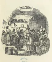 An illustration from The Life and Adventures of Nicholas Nickleby. [With plates (1892)