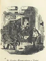 An illustration from The Life and Adventures of Nicholas Nickleby. [With plates (1892)