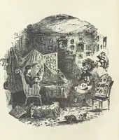 An illustration from The Life and Adventures of Nicholas Nickleby. [With plates (1892)
