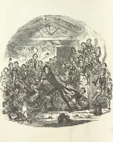 An illustration from The Life and Adventures of Nicholas Nickleby. [With plates (1892)