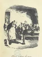 An illustration from The Adventures of Oliver Twist. [With plates (1893)