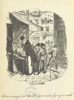 An illustration from The Adventures of Oliver Twist. [With plates (1893)