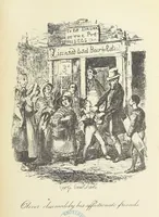 An illustration from The Adventures of Oliver Twist. [With plates (1893)
