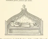 An illustration from An Account of the Progress of his Grace Henry the first Duke of Beaufort through Wales, 1684. And Notitia Cambro-Britannica. Edited from the original MS. ... by Charles Baker. [Followed by “A Statement of the services and expenses of the Marquis of Worcester, for his king and country.” (1864)