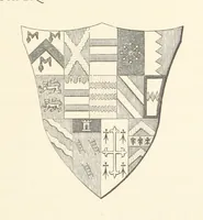 An illustration from An Account of the Progress of his Grace Henry the first Duke of Beaufort through Wales, 1684. And Notitia Cambro-Britannica. Edited from the original MS. ... by Charles Baker. [Followed by “A Statement of the services and expenses of the Marquis of Worcester, for his king and country.” (1864)