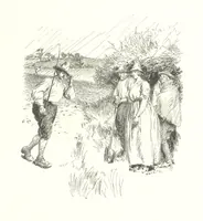 An illustration from Coridon's Song and other verses from various sources. With illustrations by Hugh Thomson ... With an introduction by Austin Dobson. L.P (1894)