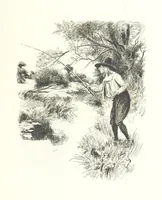 An illustration from Coridon's Song and other verses from various sources. With illustrations by Hugh Thomson ... With an introduction by Austin Dobson. L.P (1894)